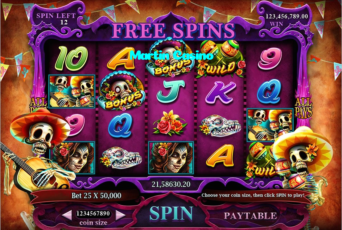 Martin Casino casino presented on mobile device in Pakistan with slots and live games